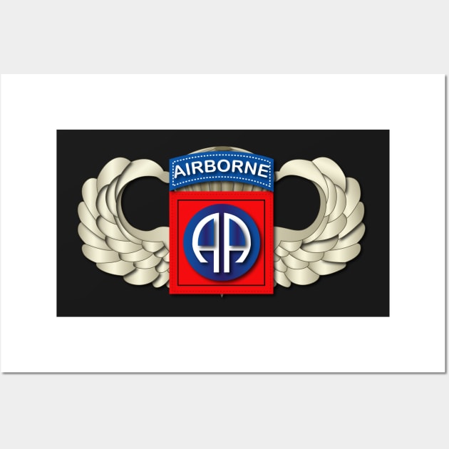 82nd Airborne Division - Wings Wall Art by twix123844